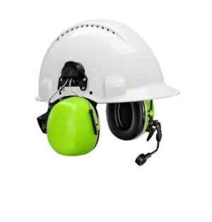 3M PELTOR CH-5 High Attenuation Headset - MT73H450P3E-77 GB - Flex Connector - Hard Hat Attached - 29dB NRR