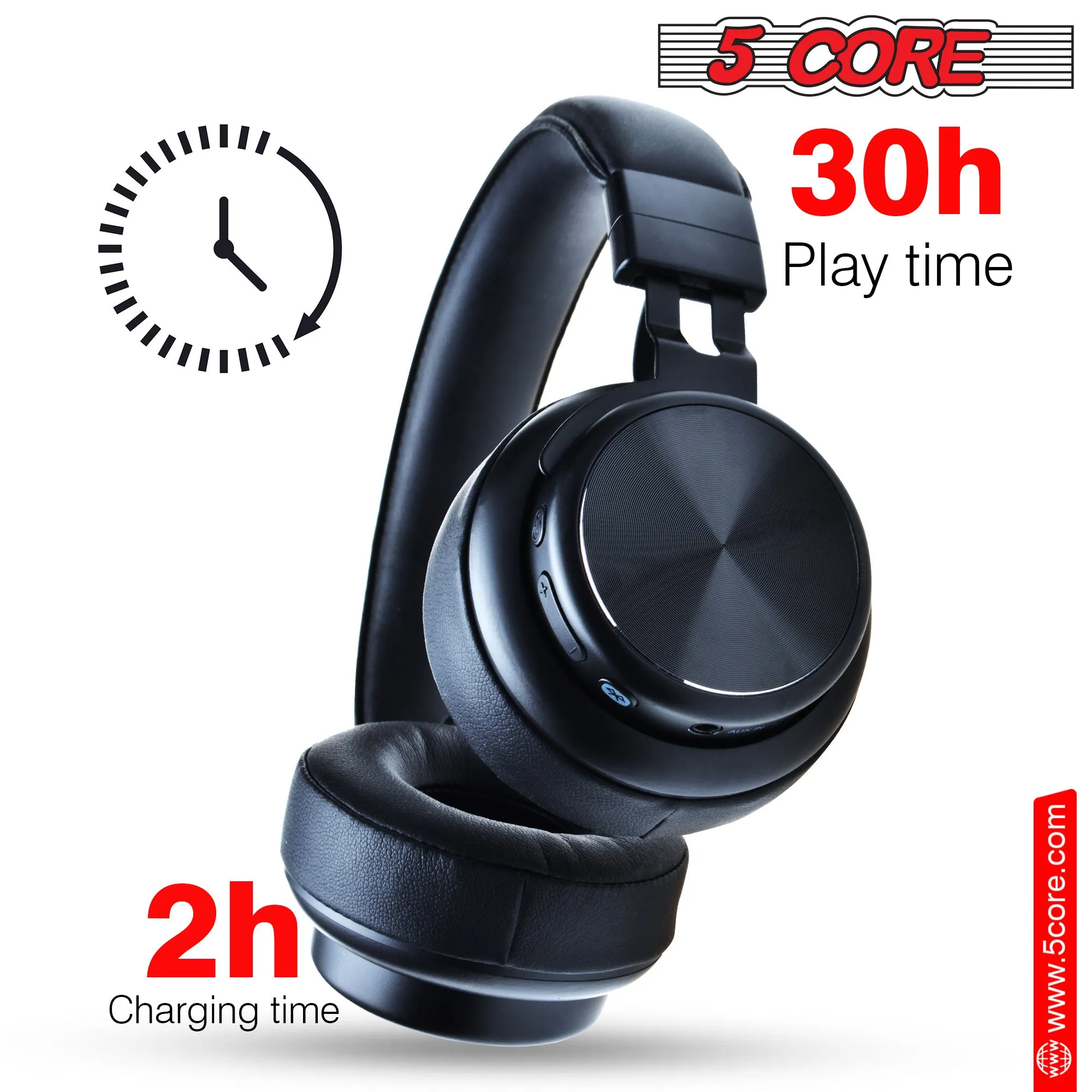 5 Core Bluetooth Wireless 5.0 USB Noise Cancelling Headset