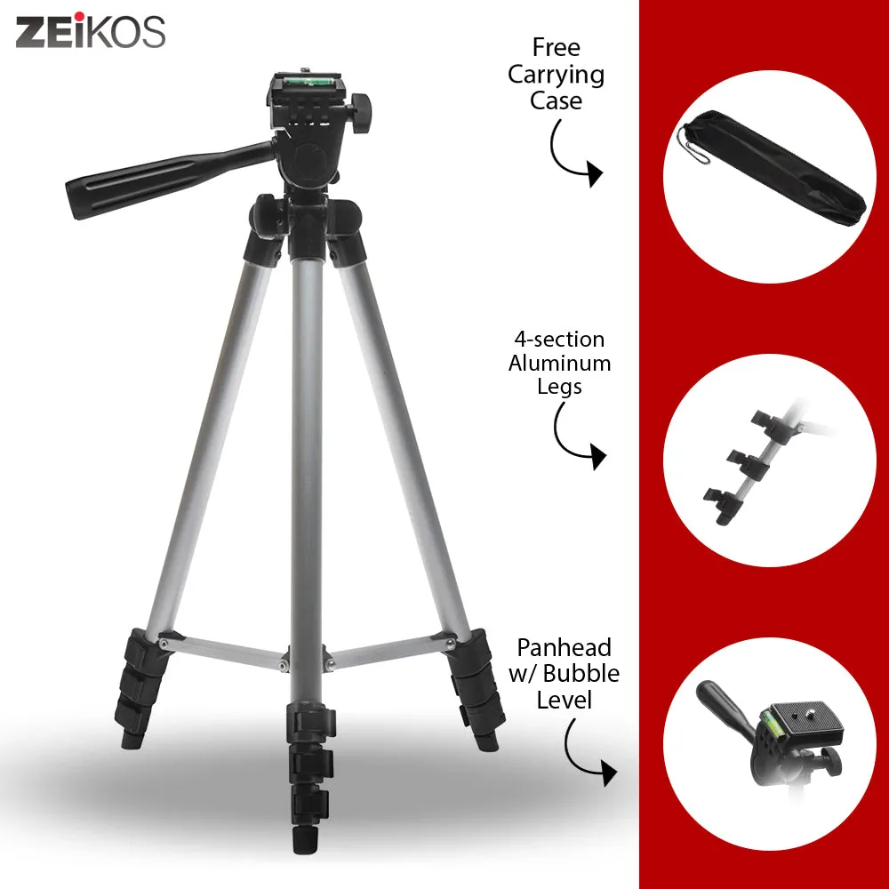 50 Inch Aluminum Camera Tripod