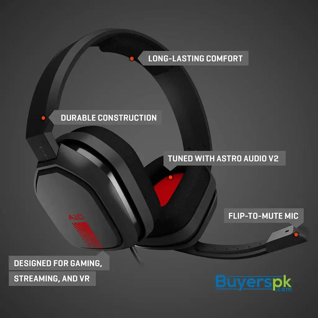 Astro A10 Gaming Headset - Black/red