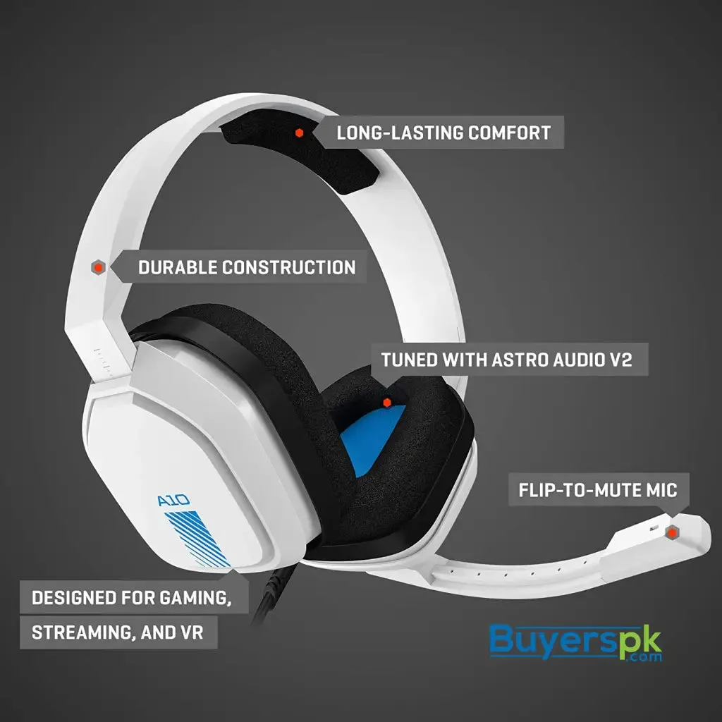 Astro A10 Gaming Headset - White