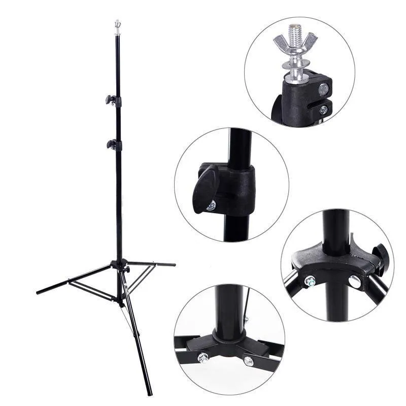 Backdrop Stand (2.8M x 3.0M) - Heavy Duty 8kg Load 4 Segment Crossbar (DEMO STOCK)