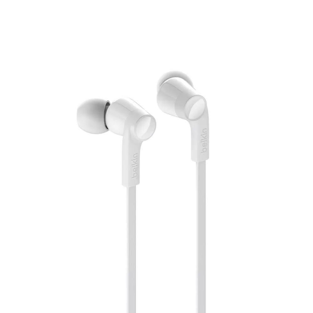 Belkin ROCKSTAR Headphones Wired In-ear Calls/Music USB Type-C White