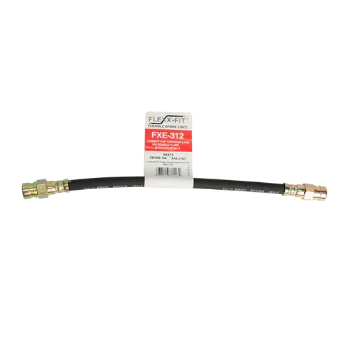 BL FXE-312 AGS European Flexible Brake Line 3/16" (M10x1.0 Bubble)