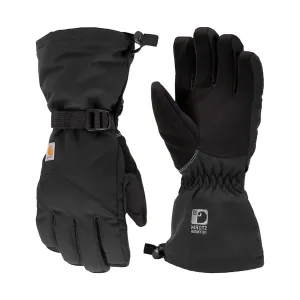 Carhartt Women's Storm Defender Insulated Gauntlet Gloves - Black/Grey