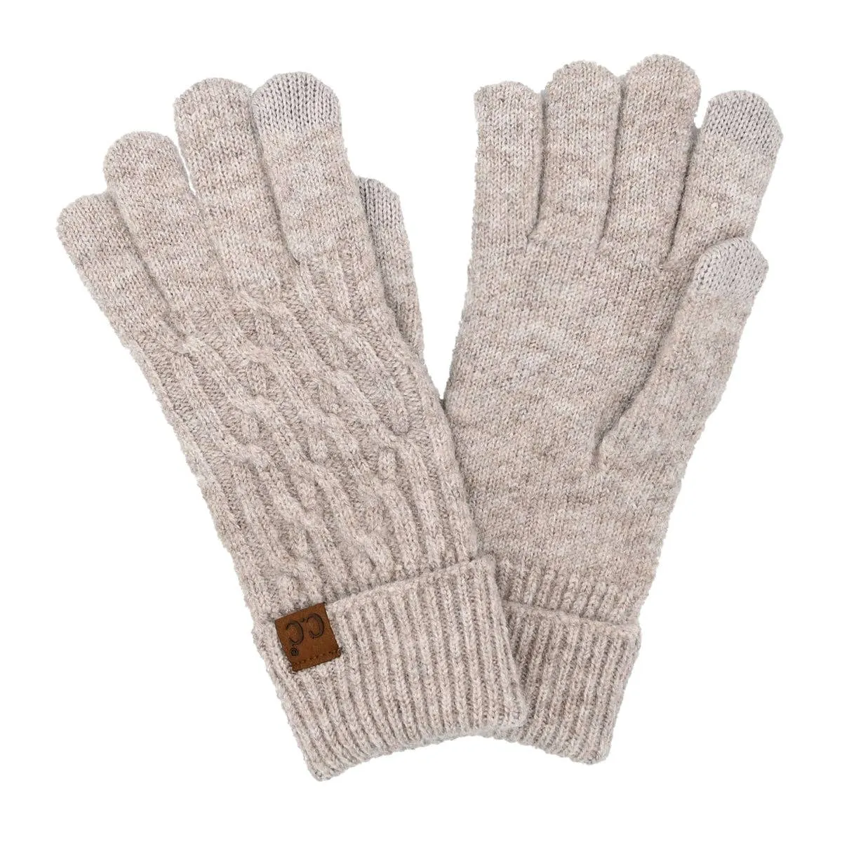 C.C. Chain Link Cable Touchscreen Gloves - 3 Colors!