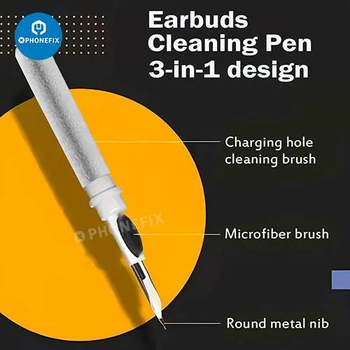 Cleaning Pen With Soft Brush For Air-pods Phone Laptop Cleaner Kit