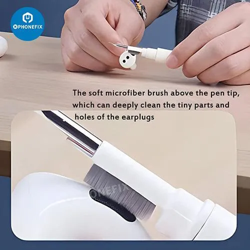 Cleaning Pen With Soft Brush For Air-pods Phone Laptop Cleaner Kit