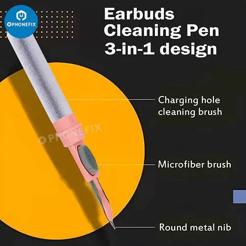 Cleaning Pen With Soft Brush For Air-pods Phone Laptop Cleaner Kit