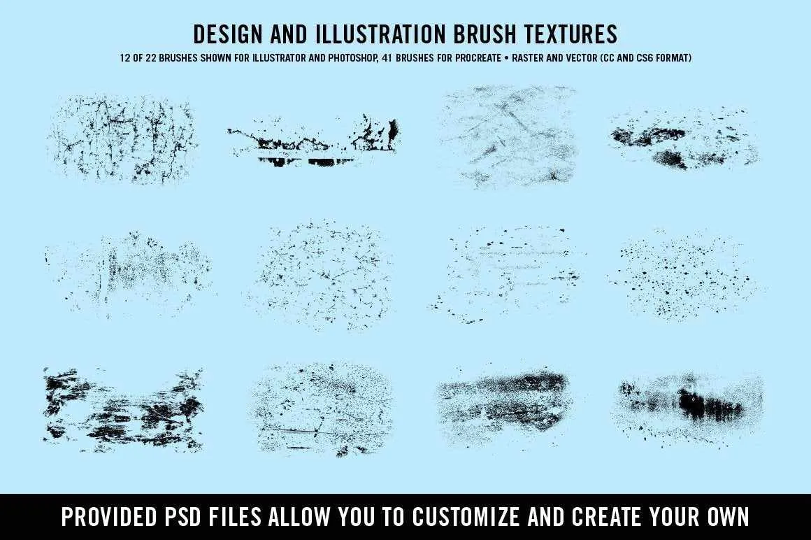 Doggone Design & Illustration Textures by Von Glitschka | for Photoshop