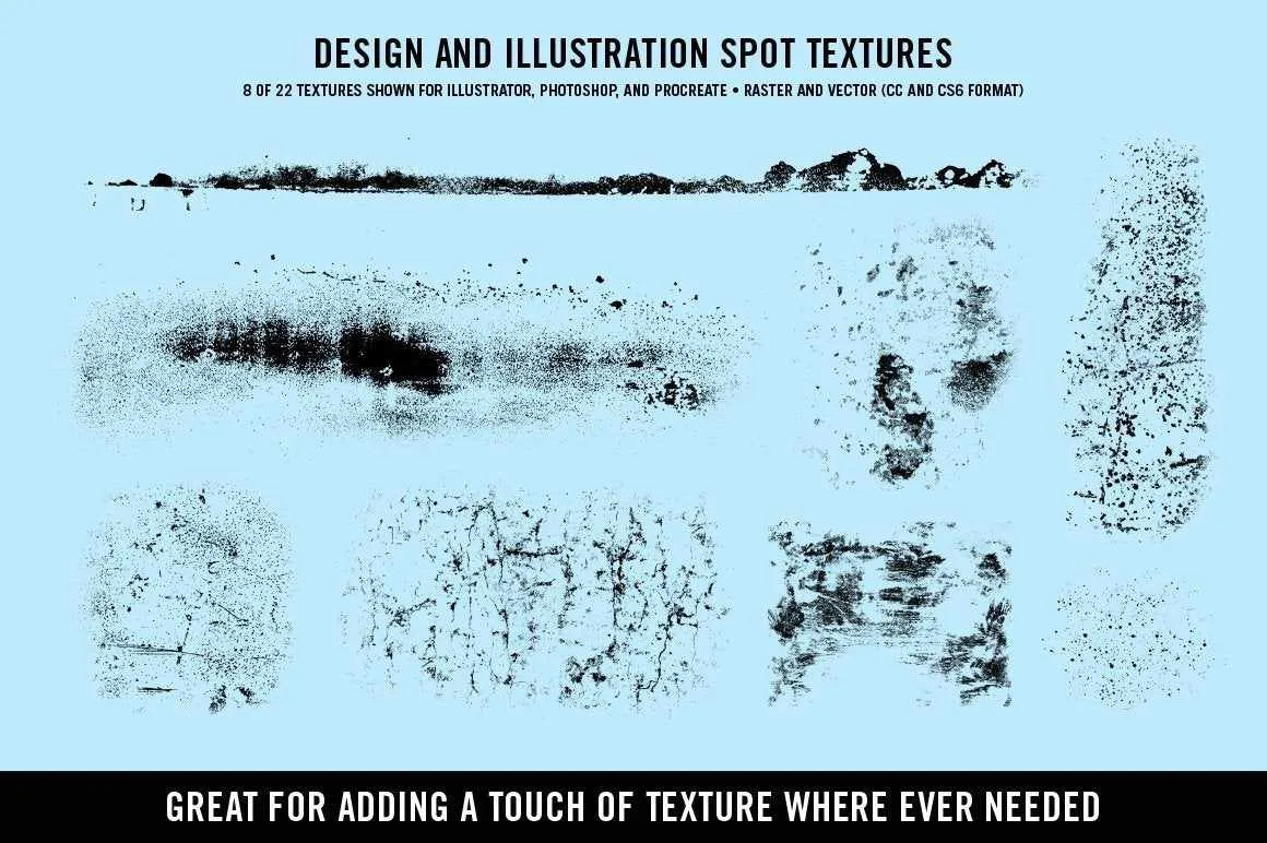 Doggone Design & Illustration Textures by Von Glitschka | for Procreate