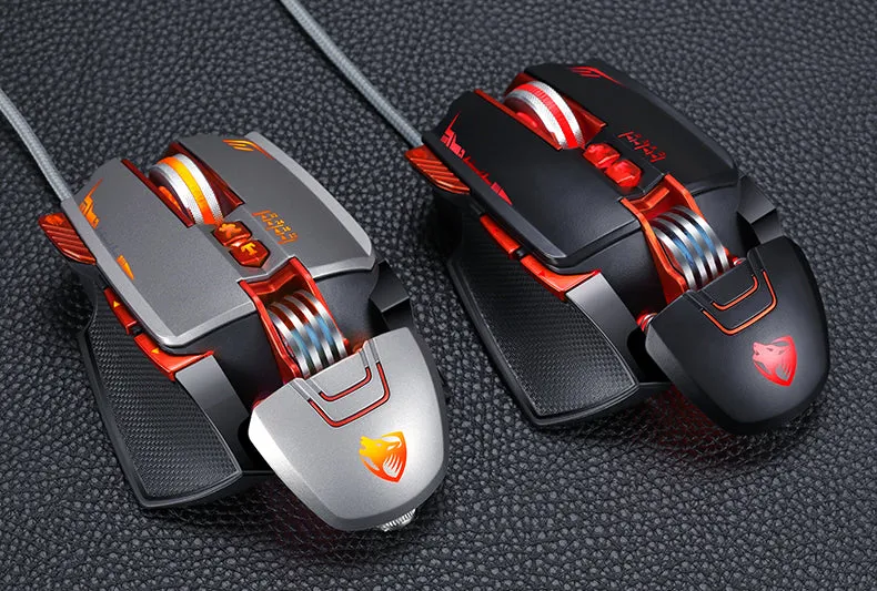 Dragon V9 8 Buttons DPI Adjustable LED PRO Gaming Mouse