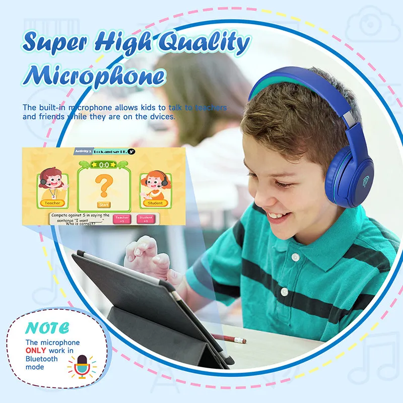 EasySMX® E6 Bluetooth Childrens Headphones with Hearing Protection