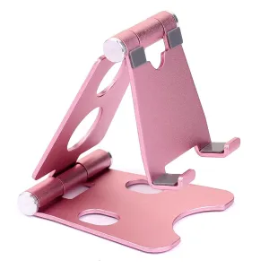 Foldable Desktop Phone Stand Holder- Pink