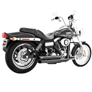 Freedom Performance Amendment Slash Out Black Exhaust for 1991-2005 Harley Davidson Dyna