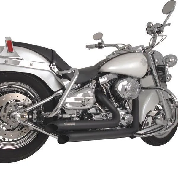 Freedom Performance Declaration Turn Out Black Exhaust for 1986-2011 Harley Davidson Softail