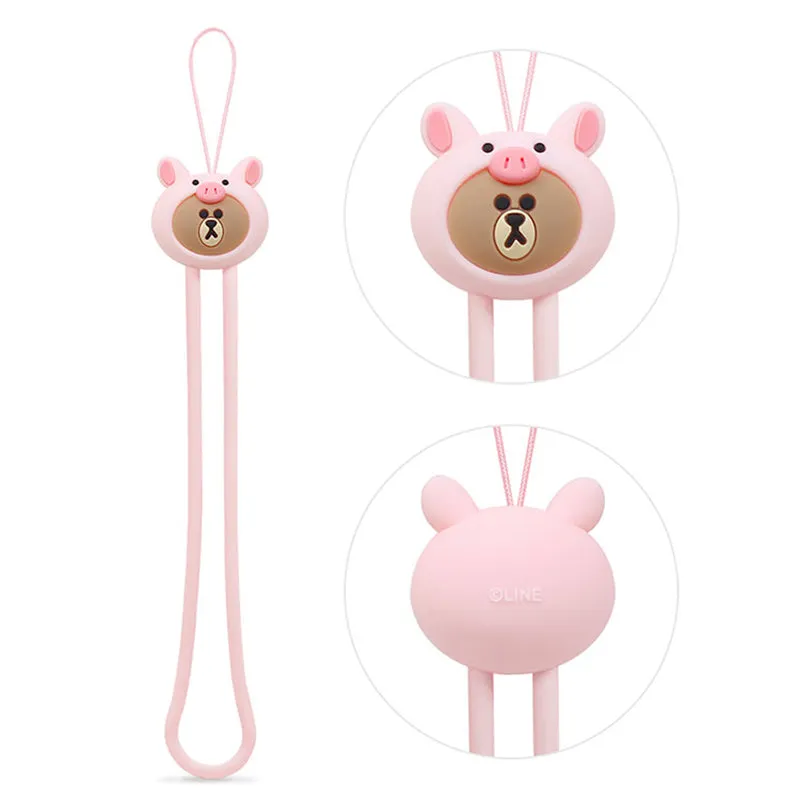 GARMMA Line Friends Anti-lost Silicone Strap Universal Lanyard