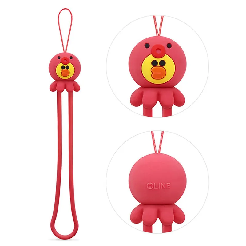 GARMMA Line Friends Anti-lost Silicone Strap Universal Lanyard