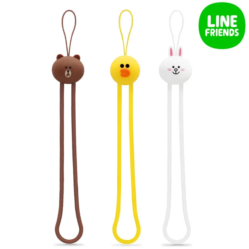 GARMMA Line Friends Anti-lost Silicone Strap Universal Lanyard