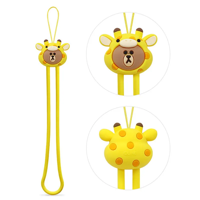 GARMMA Line Friends Anti-lost Silicone Strap Universal Lanyard