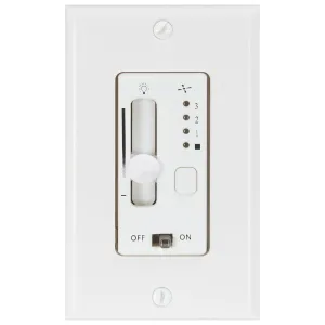 Minute 3-Speed DC Ceiling Fan and Full Range Light Dimmer Slide Control