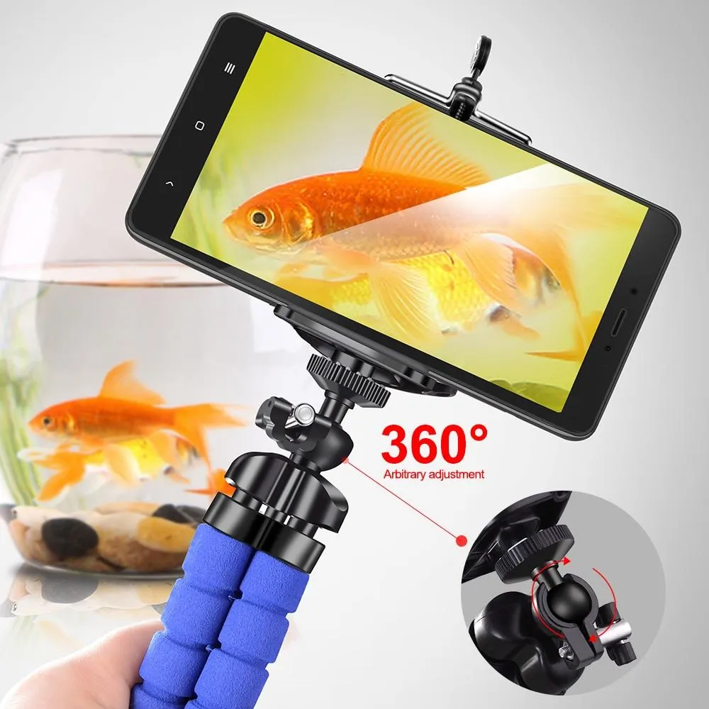 Octopus Mobile Phone Flexible Tripod Bracket Selfie Support Holder Stand