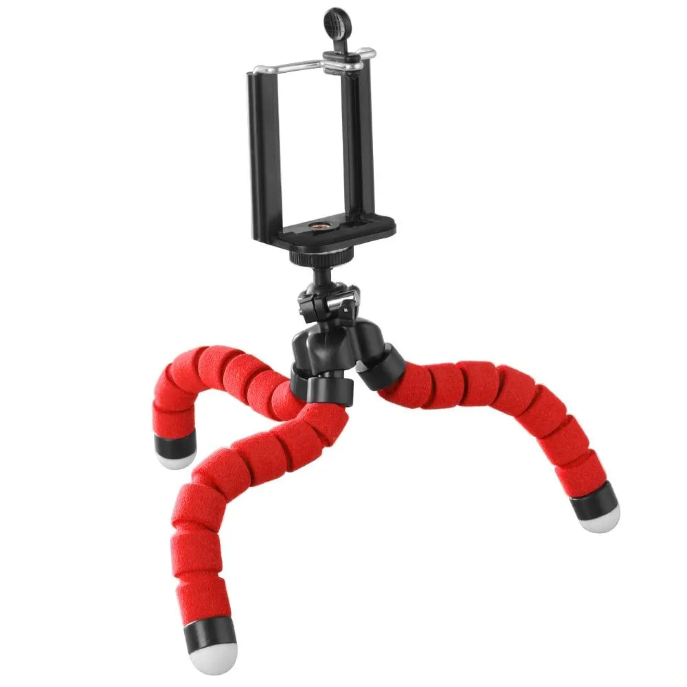 Octopus Mobile Phone Flexible Tripod Bracket Selfie Support Holder Stand