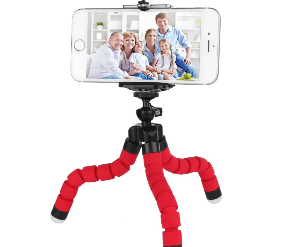 Octopus Mobile Phone Flexible Tripod Bracket Selfie Support Holder Stand