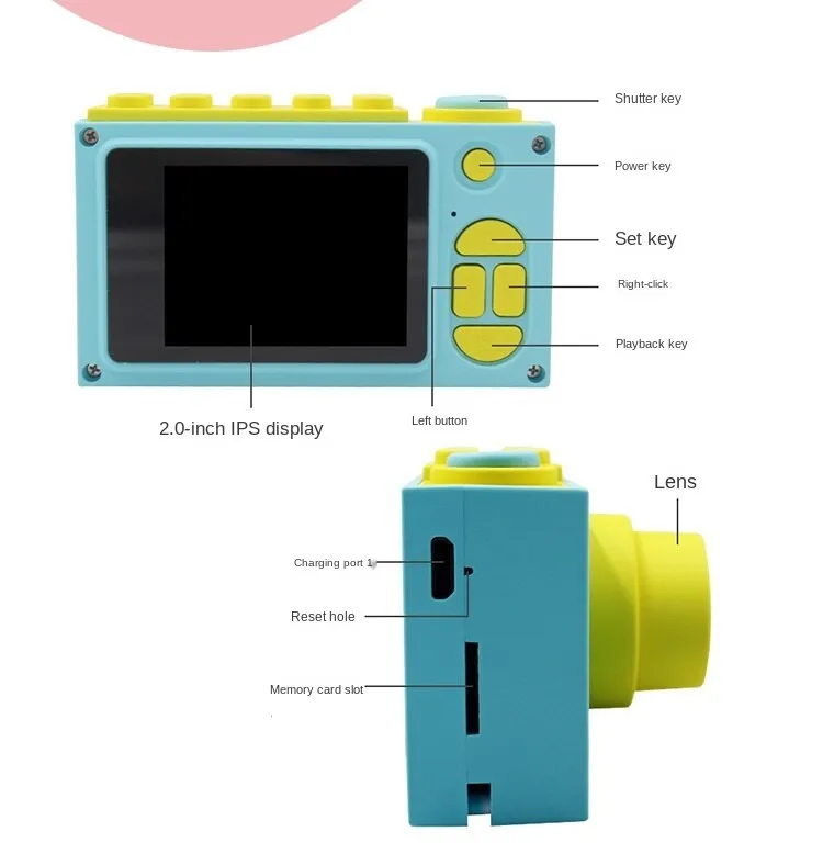 Outdoor Sports Children Diving Camera with Waterproof Case Digital SLR Sports Camera