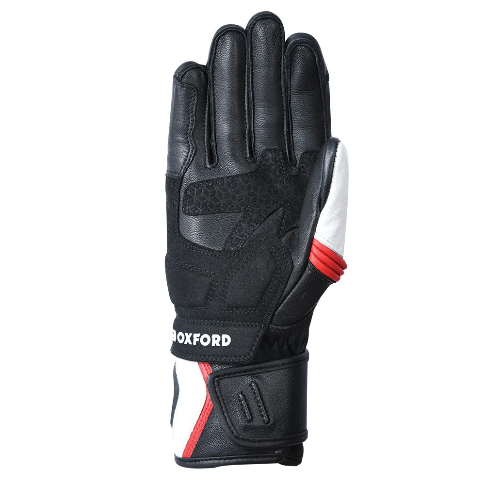 Oxford RP-5 2.0 Men Street Sports Motorcycle Gloves White Black & Red