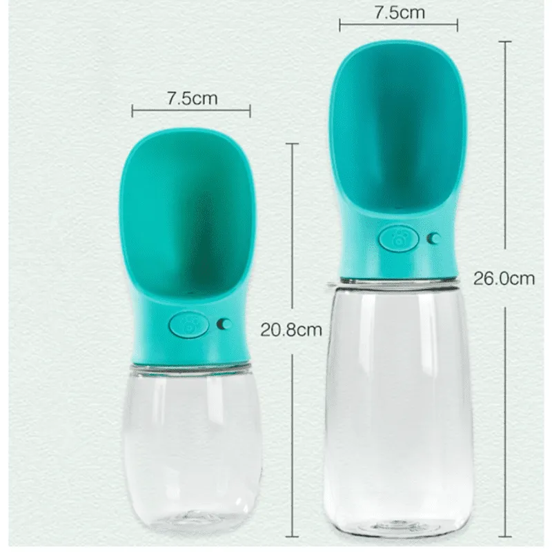 Portable Dog Water Bottle - 350mL or 450 mL 550mL