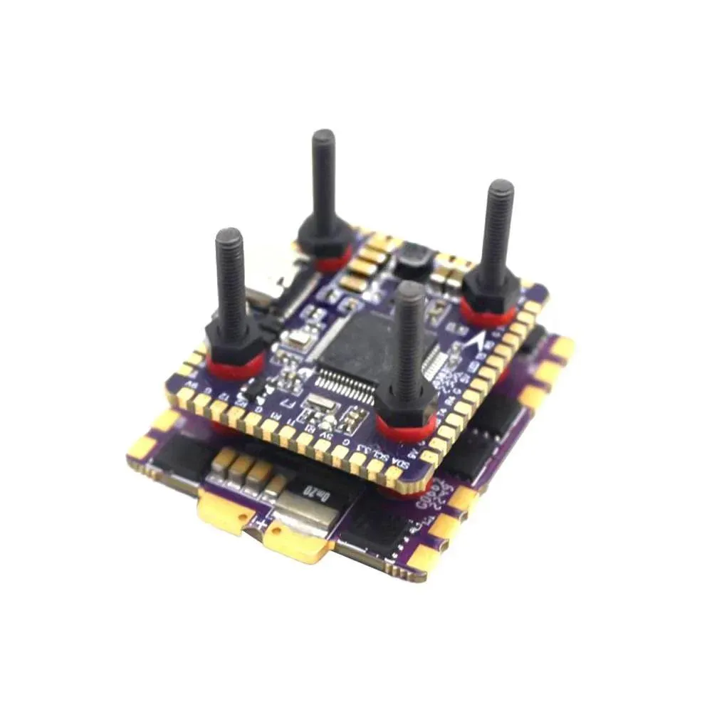 (PRE-ORDER) Flycolor Raptor TR20 Mini Stack - F722 Flight Controller 60A 3-6S BLHeli32 4in1 ESC - 20x20mm