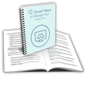 "10 Smart Ways to Manage Your Digital Files" PLR Report - Stay Organized Content with Private Label Rights