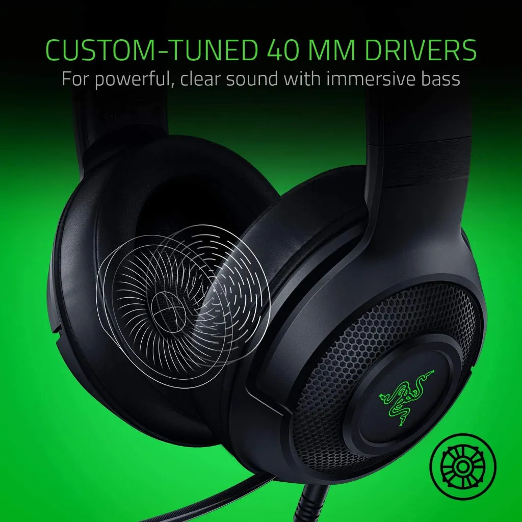 Razer Kraken V3 X Wired USB Gaming Headset