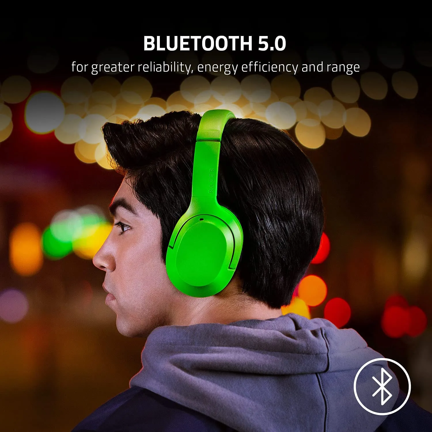 Razer Opus X - Bluetooth Wireless Active Noise Cancellation Headset