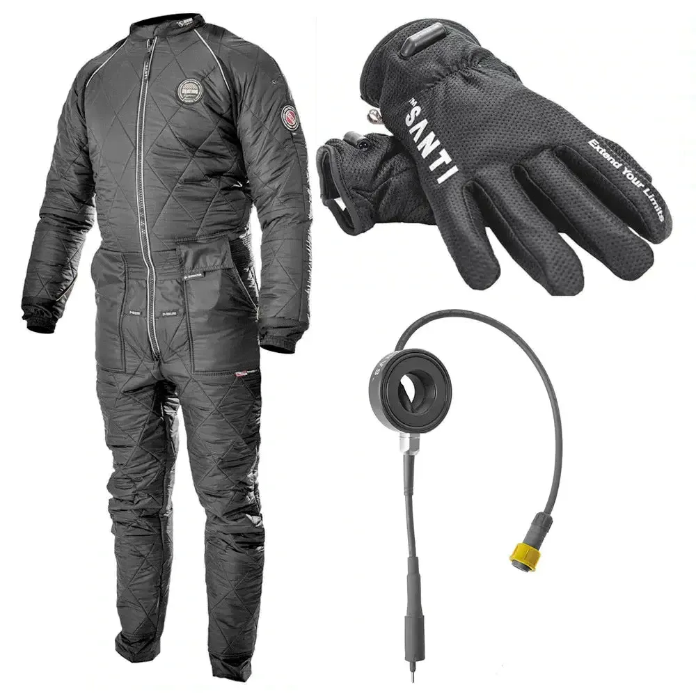 Santi Heated BZ400 Extreme Undersuit and Glove Duo