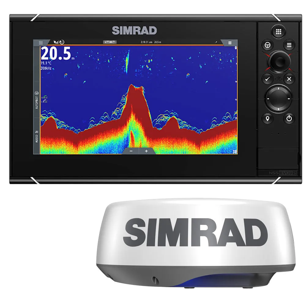 Simrad NSS9 evo3S Combo Radar Bundle w/Halo20  [000-15554-001]