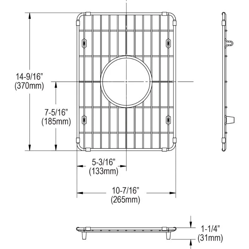 Sink Grid (14.56" x 10.44" x 1.25")