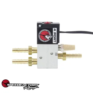 SpeedFactory Racing 4-Port Boost Control Solenoid Kit (External Wastegates Only) - 4-Port Solenoid Only - SF-01-052