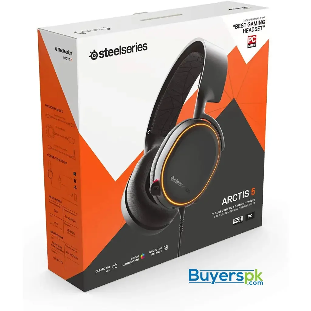 Steelseries Arctis 5 Gaming Headset Pubg Edition