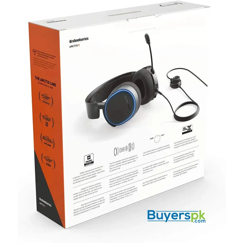 Steelseries Arctis 5 Gaming Headset Pubg Edition