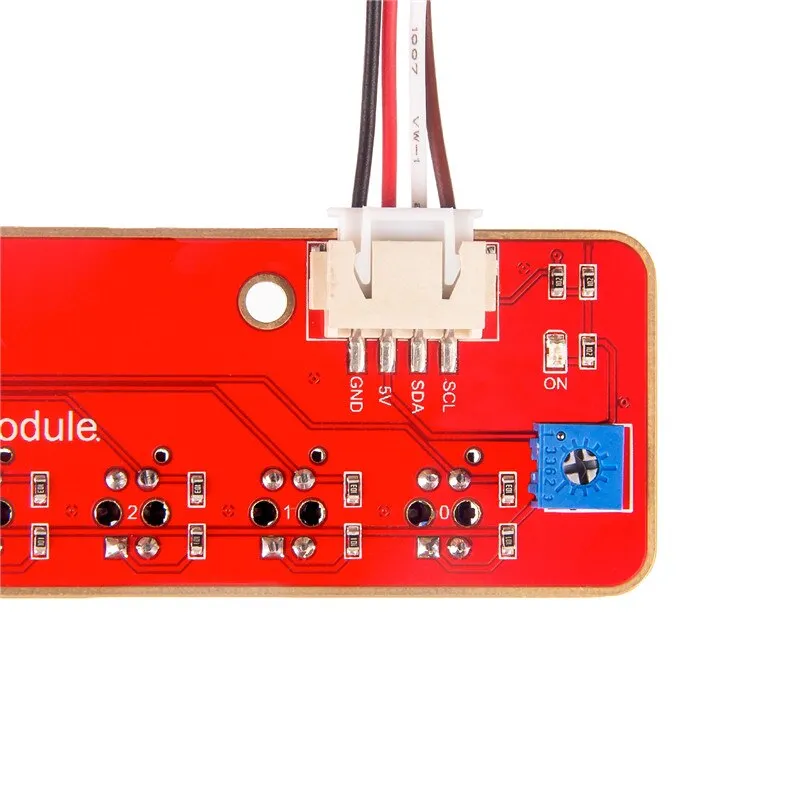 SunFounder IIC I2C Line Follower Module 8 Channel Infrared IR Detection Tracking Sensor for Arduino Smart Car Robot STM8S105C4